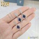نیم ست نقره طرح کتایون