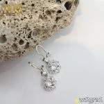 گوشواره نقره طرح شمیم