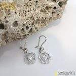 گوشواره نقره طرح طراوت