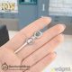 گوشواره نقره طرح فاطمه