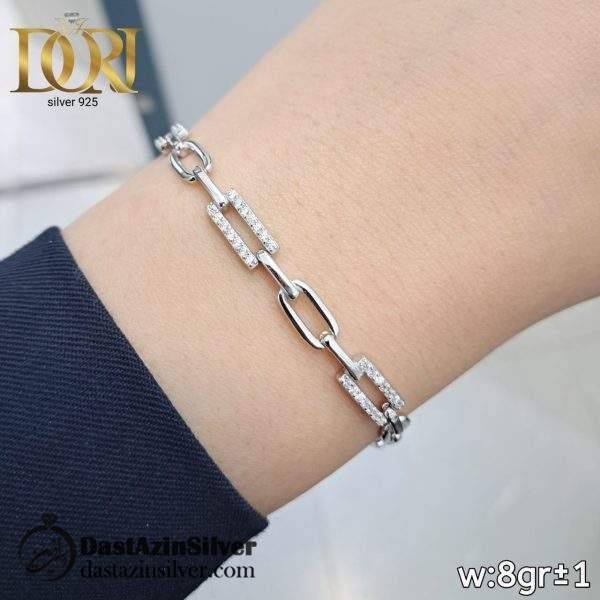 دستبند نقره زنانه طرح کیانا