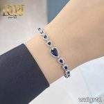 دستبند نقره زنانه طرح گلسا