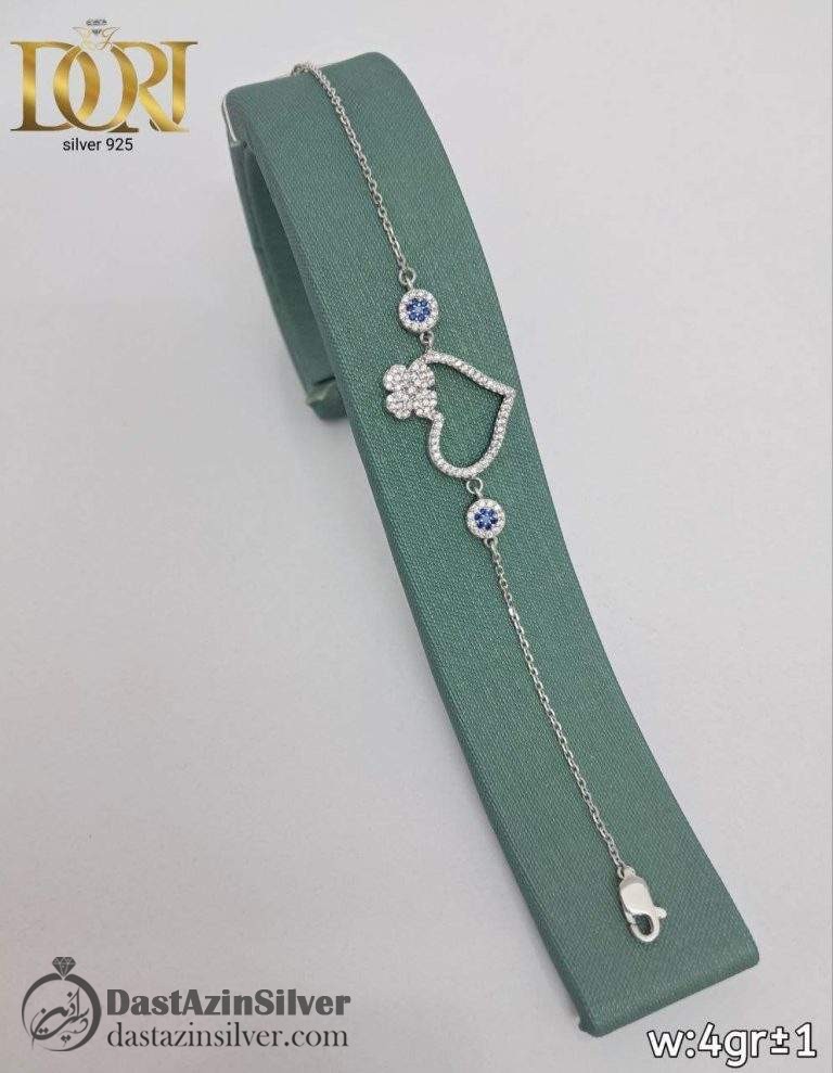دستبند نقره زنانه طرح آدرینا