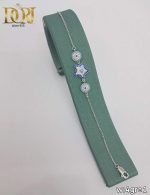 دستبند نقره زنانه طرح طهورا
