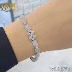 دستبند نقره زنانه طرح دالیا