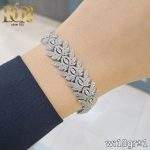 دستبند نقره زنانه طرح رخشان