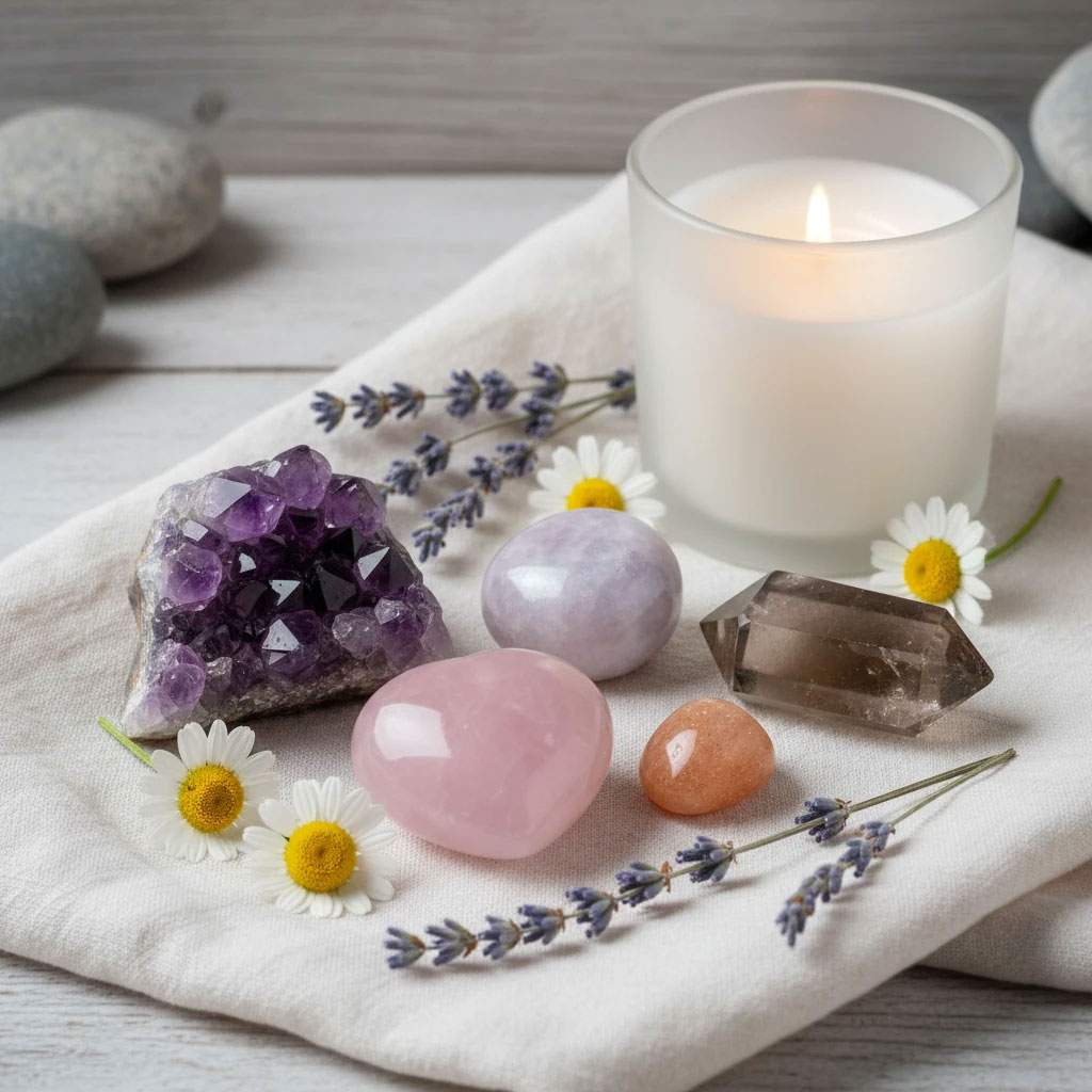 سنگ‌ها و نگین‌ها برای کاهش علائم افسردگی