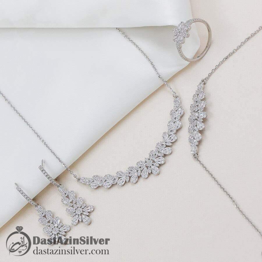 سرویس نقره مارسا طرح امرالدکات کد da308 سرویس نقره مارسا طرح امرالدکات کد da308