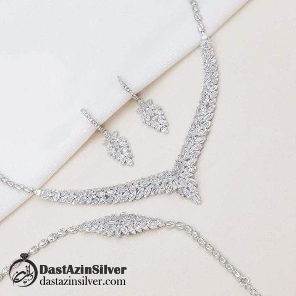 سرویس نقره عروس مشابه طلا کد da315 سوپر میکرو