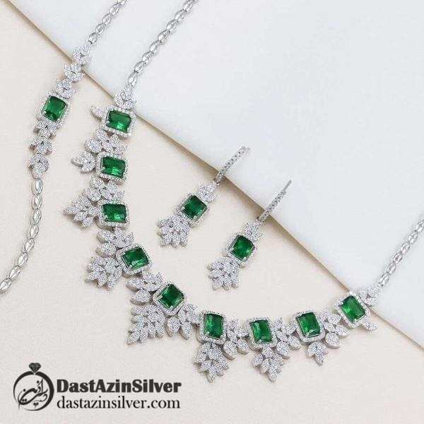 سرویس نقره مارسا طرح امرالدکات کد da305