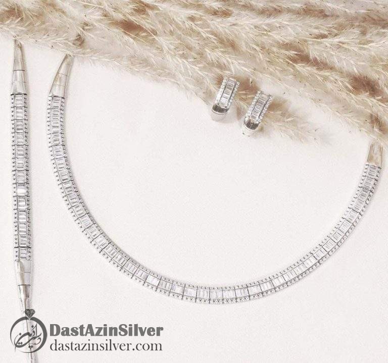 سرویس نقره زنانه تنیسی طرح سوپر میکرو کد da316