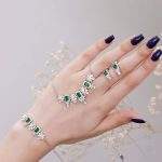 سرویس نقره طرح جواهر میکرو زنجیری da318